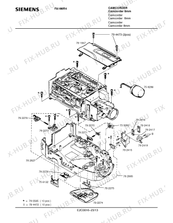 Схема №14 FA164R4 с изображением Ленточная катушка для телевизора Siemens 00758187