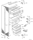 Схема №1 ERN29600 с изображением Ящик (корзина) для холодильника Electrolux 2275053466