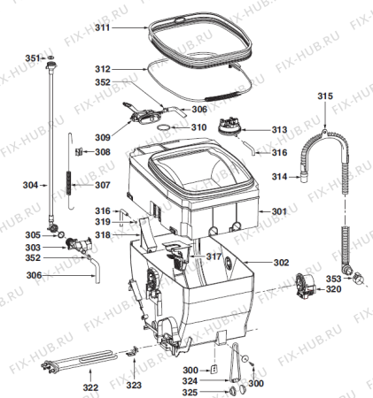 Схема №1 WT63130 (242710, MAEN01052112121) с изображением Клапан для стиральной машины Gorenje 102234