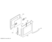 Схема №4 HB2TI5T2 с изображением Внешняя дверь для духового шкафа Bosch 00478077