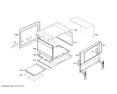 Схема №3 HSK12T07EA PK II BEGE GE с изображением Ручка двери для плиты (духовки) Bosch 00364618