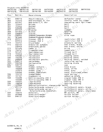 Схема №11 EB768500 с изображением Штифт для духового шкафа Bosch 00157005
