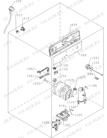 Взрыв-схема стиральной машины Gorenje D9565NUK (517214, SP10/321) - Схема узла 03
