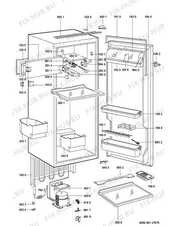 Схема №1 CBI 605 W 045 376 10 с изображением Микрокомпрессор для холодильной камеры Whirlpool 481236038642