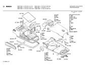 Схема №2 VS7114900 068.975-2 с изображением Нижняя часть корпуса для электропылесоса Bosch 00116358