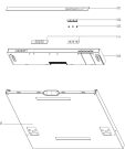 Схема №1 GV61010UK (588561, WQP12-7711L) с изображением Накладка на панель управления для посудомойки Gorenje 622134