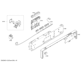 Схема №4 SHX36L02UC Bosch с изображением Панель управления для электропосудомоечной машины Bosch 00447157