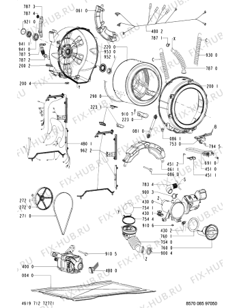 Схема №2 085 US/US с изображением Переключатель для стиралки Whirlpool 481241029446