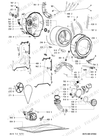 Схема №2 085 US/US с изображением Покрытие для стиралки Whirlpool 481245216771