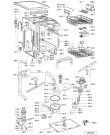 Схема №1 ADP 4736 IX с изображением Панель для посудомоечной машины Whirlpool 481245373356