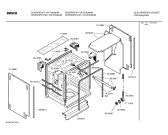 Схема №2 SGI59A05 с изображением Передняя панель для электропосудомоечной машины Bosch 00434664