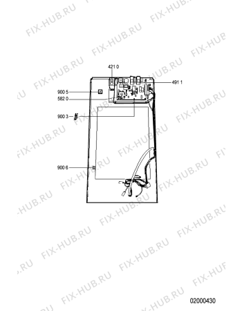 Схема №5 WA 3050 с изображением Запчасть для стиралки Whirlpool 481990800343