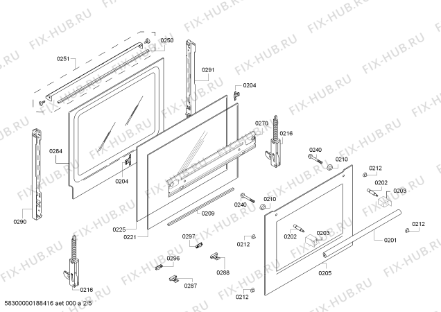 Взрыв-схема плиты (духовки) Bosch HBA63B152B H.BO.PY.L3D.IN.GLASS.B1c.X.E3_C/// - Схема узла 02