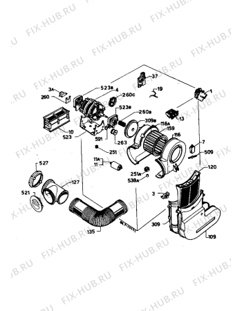 Взрыв-схема стиральной машины Zanussi Z200DRPE - Схема узла Electrical equipment