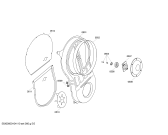Схема №3 WTA4400EE, WTA4400 с изображением Панель для сушильной машины Bosch 00440709