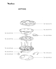 Схема №1 ACFC41(0) с изображением Держатель для гриля Moulinex TS-01007770