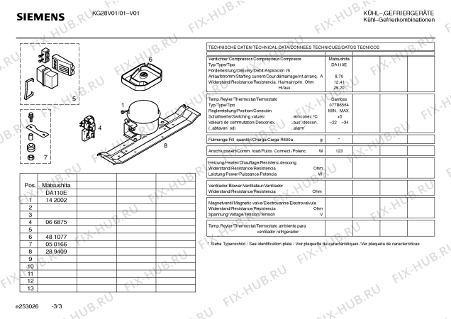 Схема №2 KG28V01 с изображением Панель для холодильника Siemens 00363041