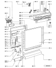 Схема №2 GSF 4751 W-WS с изображением Панель для электропосудомоечной машины Whirlpool 481245379407