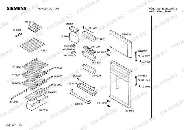 Схема №2 F6542 с изображением Крышка для холодильной камеры Bosch 00093351