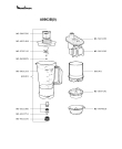 Схема №2 A8901A(0) с изображением Перекрытие для кухонного комбайна Moulinex MS-4821484