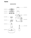 Схема №2 DO542140/700 с изображением Крышка чаши для кухонного измельчителя Tefal MS-8030000165