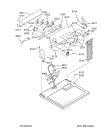 Схема №3 WED5300VW с изображением Декоративная панель для сушильной машины Whirlpool 480112100609