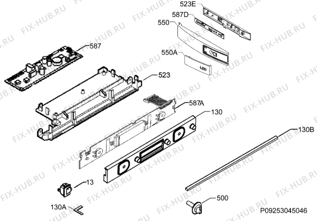 Взрыв-схема холодильника Ikea HAFTIGT 20282367 - Схема узла Diffusor