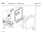 Схема №5 SGS43E08GB Exxcel auto option с изображением Передняя панель для посудомойки Bosch 00434128