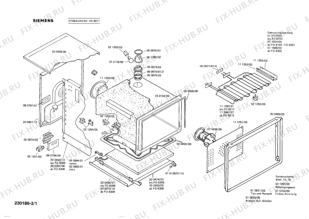 Схема №2 HE802226 с изображением Переключатель для плиты (духовки) Bosch 00050991
