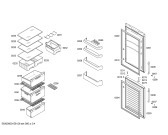 Схема №3 P1KNB3910B с изображением Дверь для холодильника Bosch 00249826