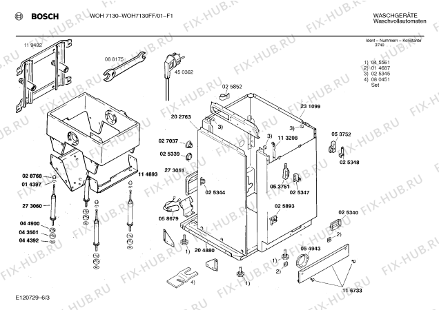 Схема №4 WOH8230FF TOP8230 с изображением Инструкция по эксплуатации для стиралки Bosch 00515392
