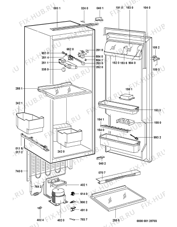 Схема №1 945 372 10 с изображением Дверца для холодильника Whirlpool 481231028229