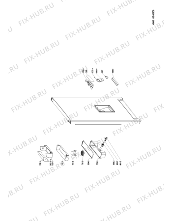 Схема №2 BSNF 8752 W с изображением Запчасть для холодильника Whirlpool 481010703785