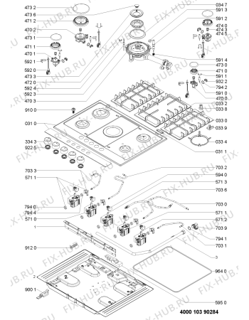 Схема №1 KHPI7550 (F091751) с изображением Инструкция по эксплуатации для духового шкафа Indesit C00351764