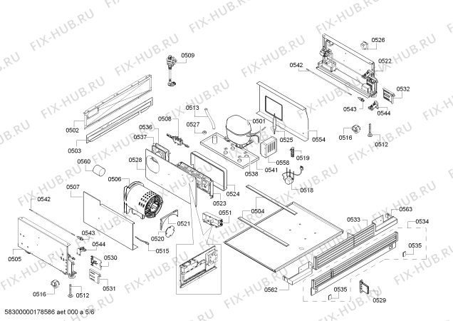 Схема №4 CI30RP01 с изображением Поднос для холодильника Siemens 00770819
