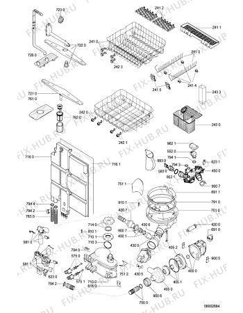 Схема №1 GCIK 6321 BR с изображением Другое для посудомойки Whirlpool 481260018015