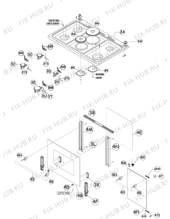 Схема №7 KK92202HW (354964) с изображением Дверца для плиты (духовки) Gorenje 477141