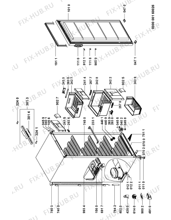 Схема №1 MSG 202 ECO A+ с изображением Кабель-адаптер для холодильника Whirlpool 481245228798