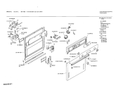 Схема №5 0730302560 GS215W с изображением Панель для посудомоечной машины Bosch 00113794