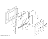 Схема №3 3HB557XP horno.balay.py.2d.CFm.E3_CIF*.pt_bas.inx с изображением Передняя часть корпуса для духового шкафа Bosch 00700526
