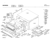 Схема №3 HF420254 с изображением Панель для свч печи Siemens 00085123