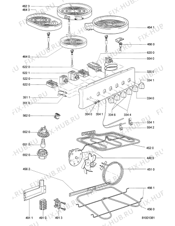 Схема №2 SMZK 4554 FH с изображением Микродвигатель для духового шкафа Whirlpool 481236178007