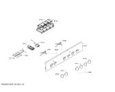 Схема №2 HEN201W2 с изображением Ручка конфорки для духового шкафа Bosch 00625546