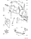 Схема №2 AWP 092 с изображением Ручка (крючок) люка для стиралки Whirlpool 481249878405