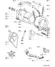 Схема №2 AWP 092 с изображением Скрепление для стиральной машины Whirlpool 481940118871