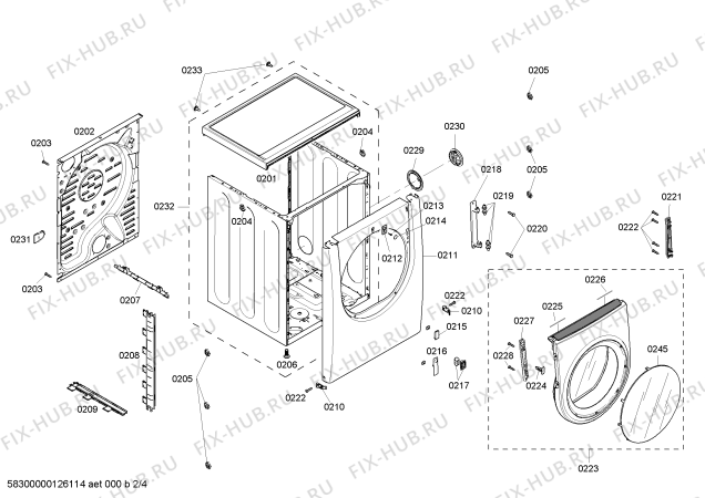 Схема №4 WTB76550NL Logixx 10New Dimension с изображением Панель управления для сушильной машины Bosch 00663478