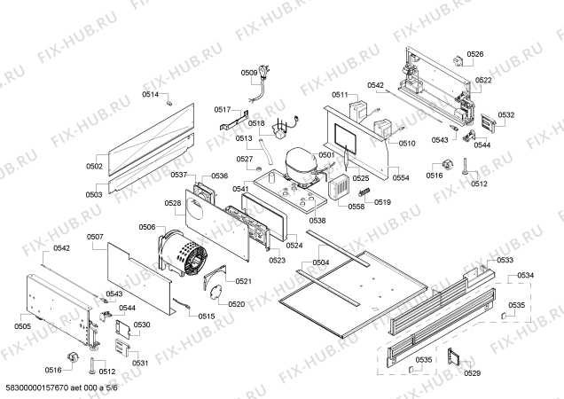 Схема №4 CIR30M1IL1 с изображением Изоляция для холодильника Bosch 00244067