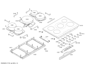 Схема №2 EH957501E inducc.siemens 90 perf+bis 5i(paellero) с изображением Стеклокерамика для духового шкафа Siemens 00476876