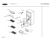 Схема №1 BD10570NF с изображением Дверь для холодильной камеры Bosch 00238042