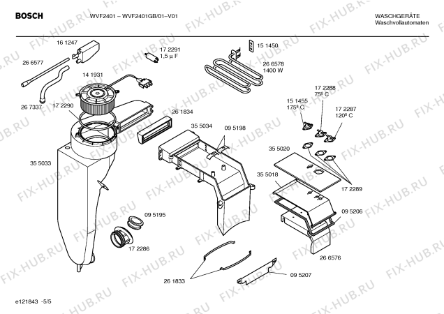 Схема №4 WVF2401GB Bosch WVF 2401 с изображением Панель управления для стиралки Bosch 00360260